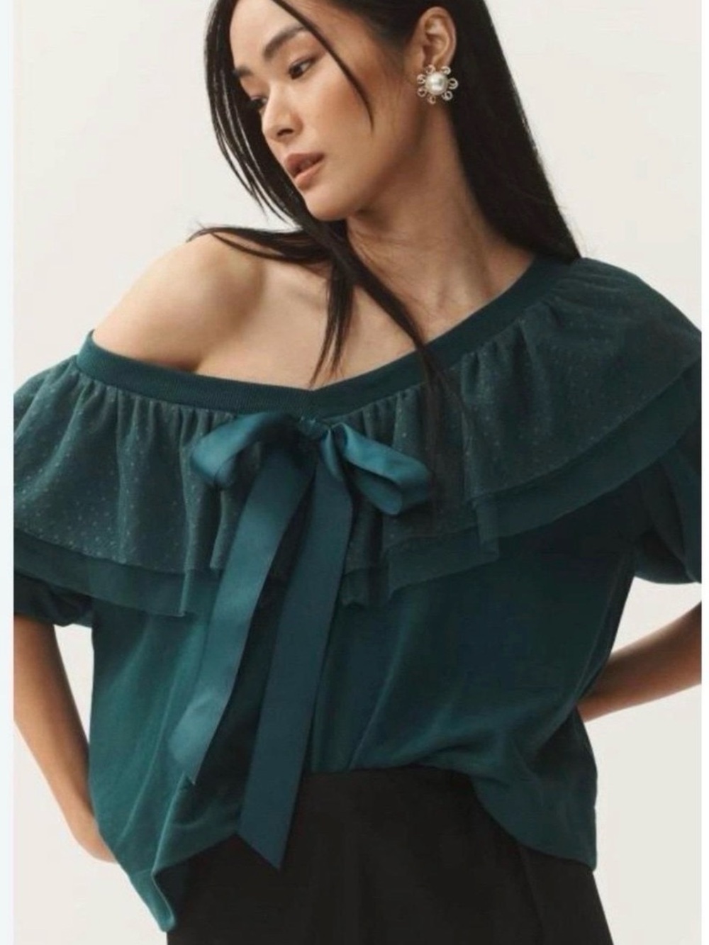 ANTHRO | MAEVE Bow Sweater